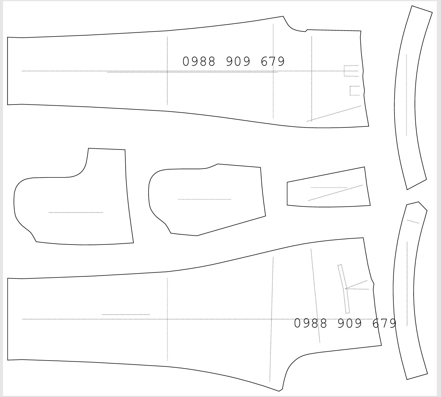 RẬP QUẦN ÂU NAM 2 LY FORM CHUẨN