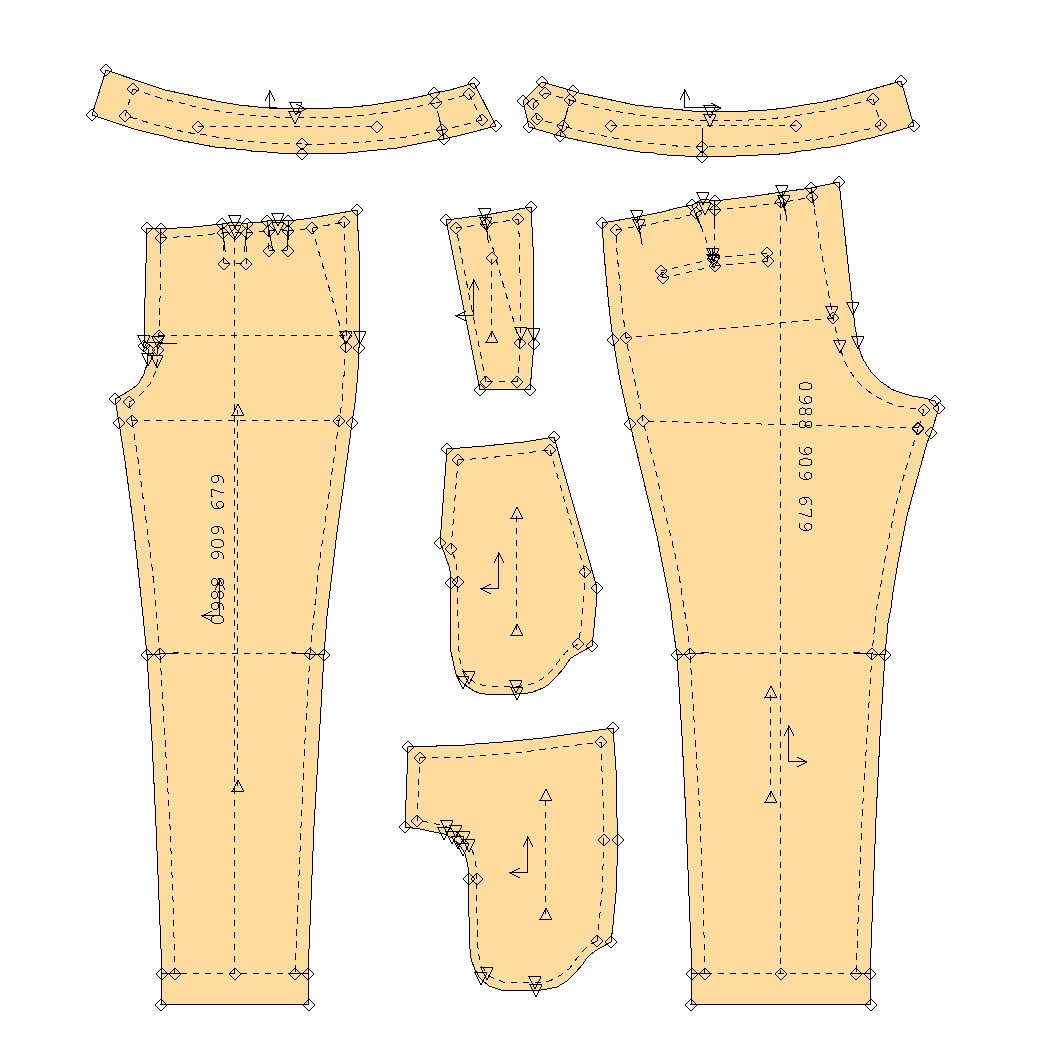 RẬP QUẦN ÂU NAM 2 LY FORM CHUẨN